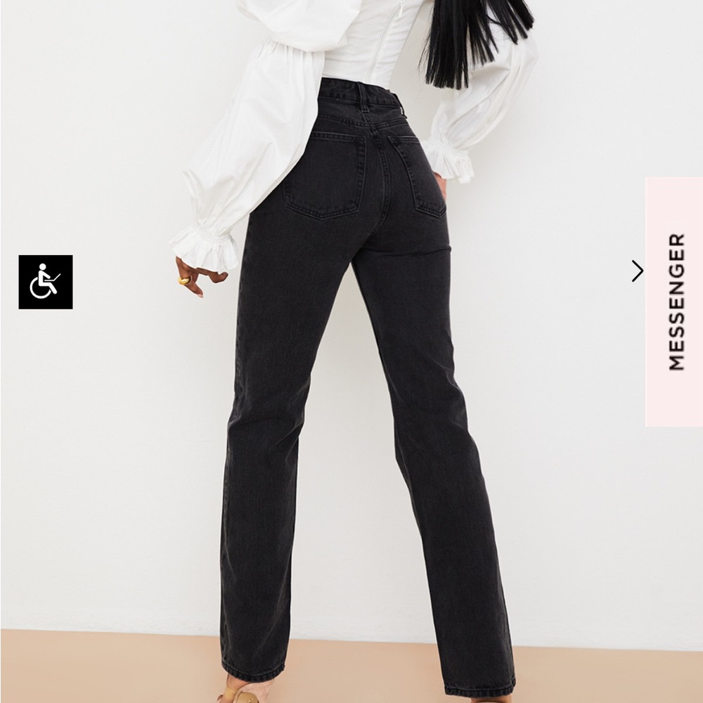 House of CB Yara Black Jeans - Picture 3 of 7